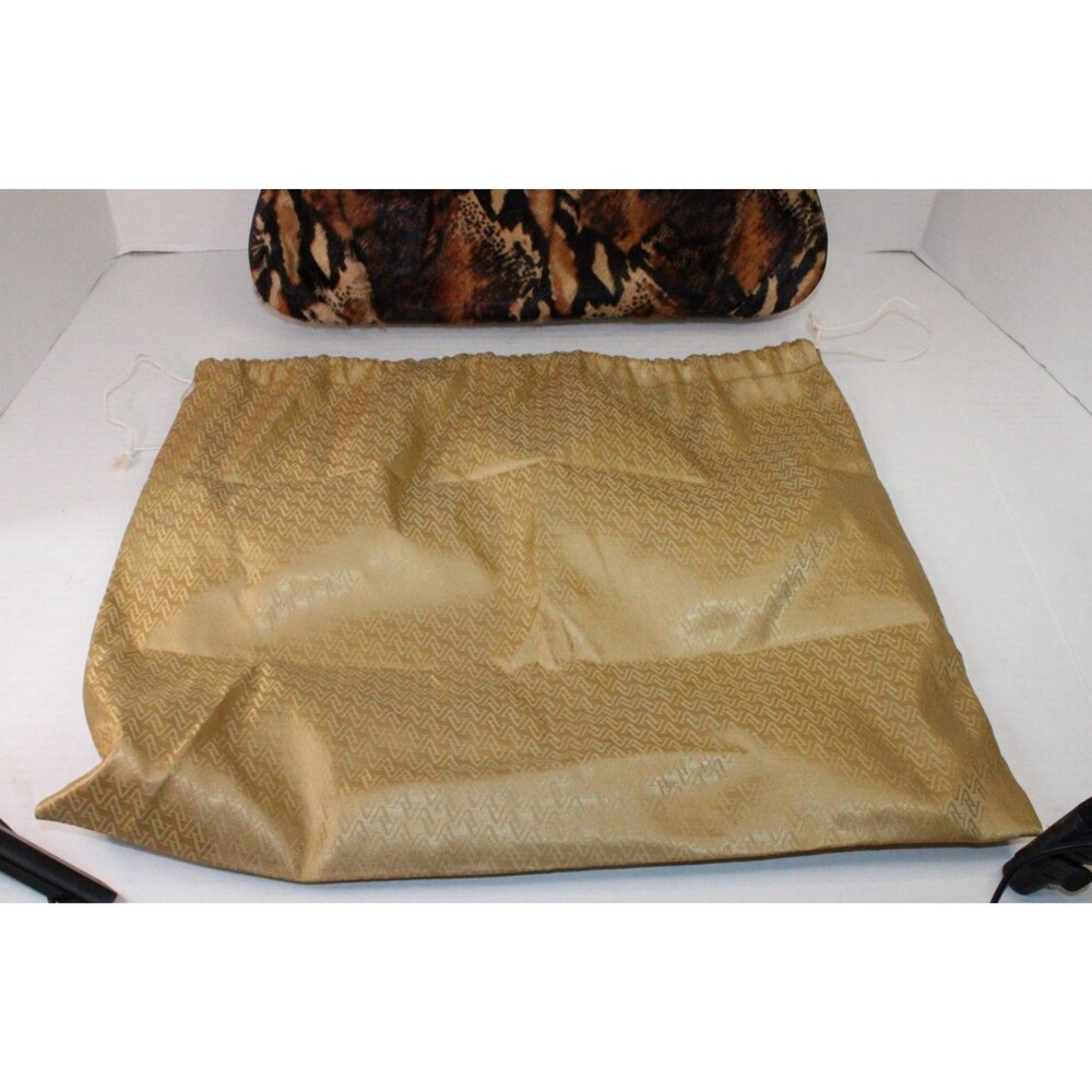 Adrienne Vittadini Snakeskin leather accent Tiger Print Hobo Dustbag - Picture 3 of 16